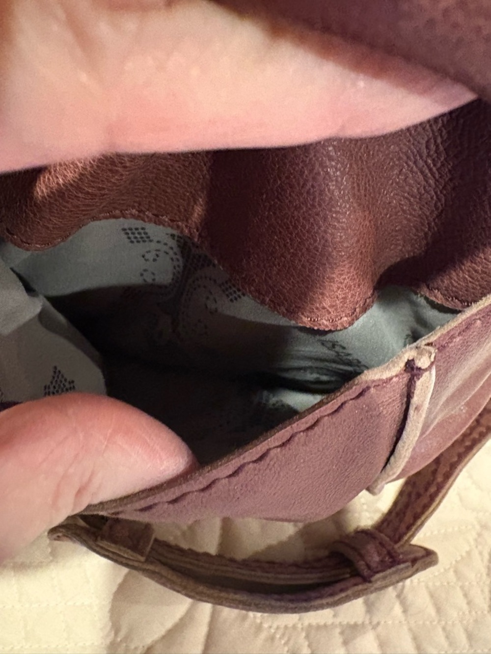 Isabella Fiore leather handbag brown - Picture 9 of 16